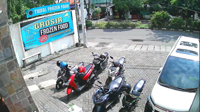 Hasil gambar kamera 5mp outdoor siang